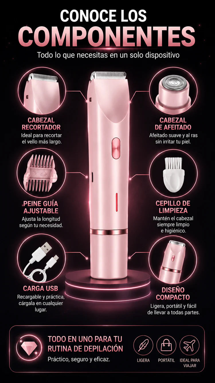 Afeitadora Intima 2 en 1