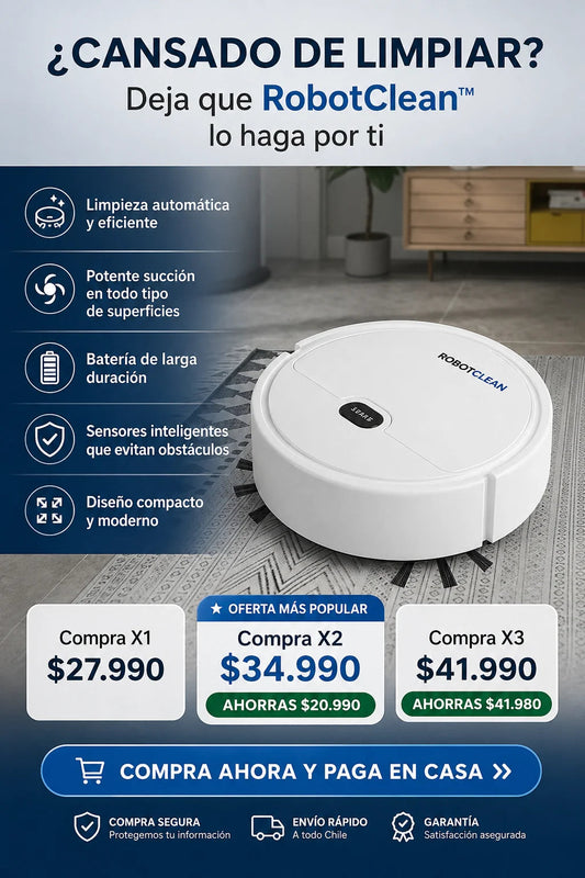 Nítido — Tu piso limpio sin mover un dedo ROBOT CLEAN ®