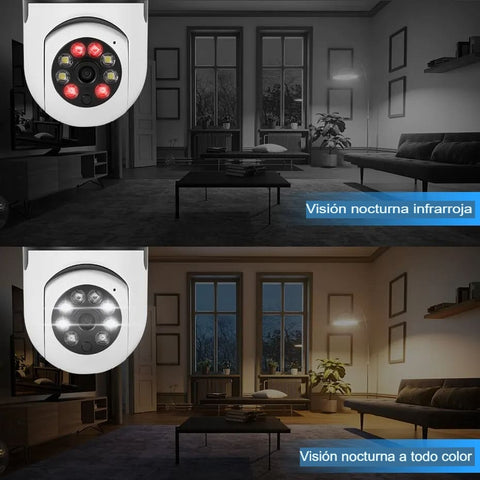 Camara Ampolleta De Seguridad Hd Panoramica 360 °