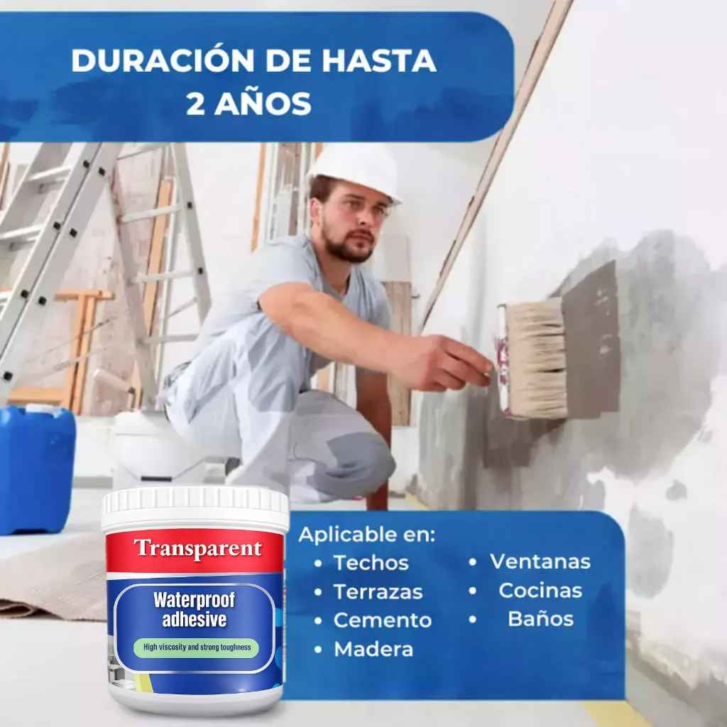 Sellador Impermeable 3x1 | ¡Repara filtraciones facilmente!