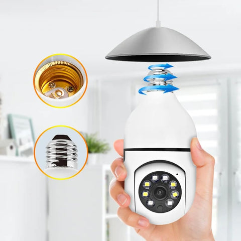 Camara Ampolleta De Seguridad Hd Panoramica 360 °