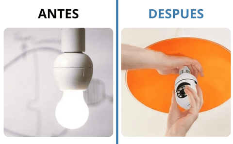 Camara Ampolleta De Seguridad Hd Panoramica 360 °