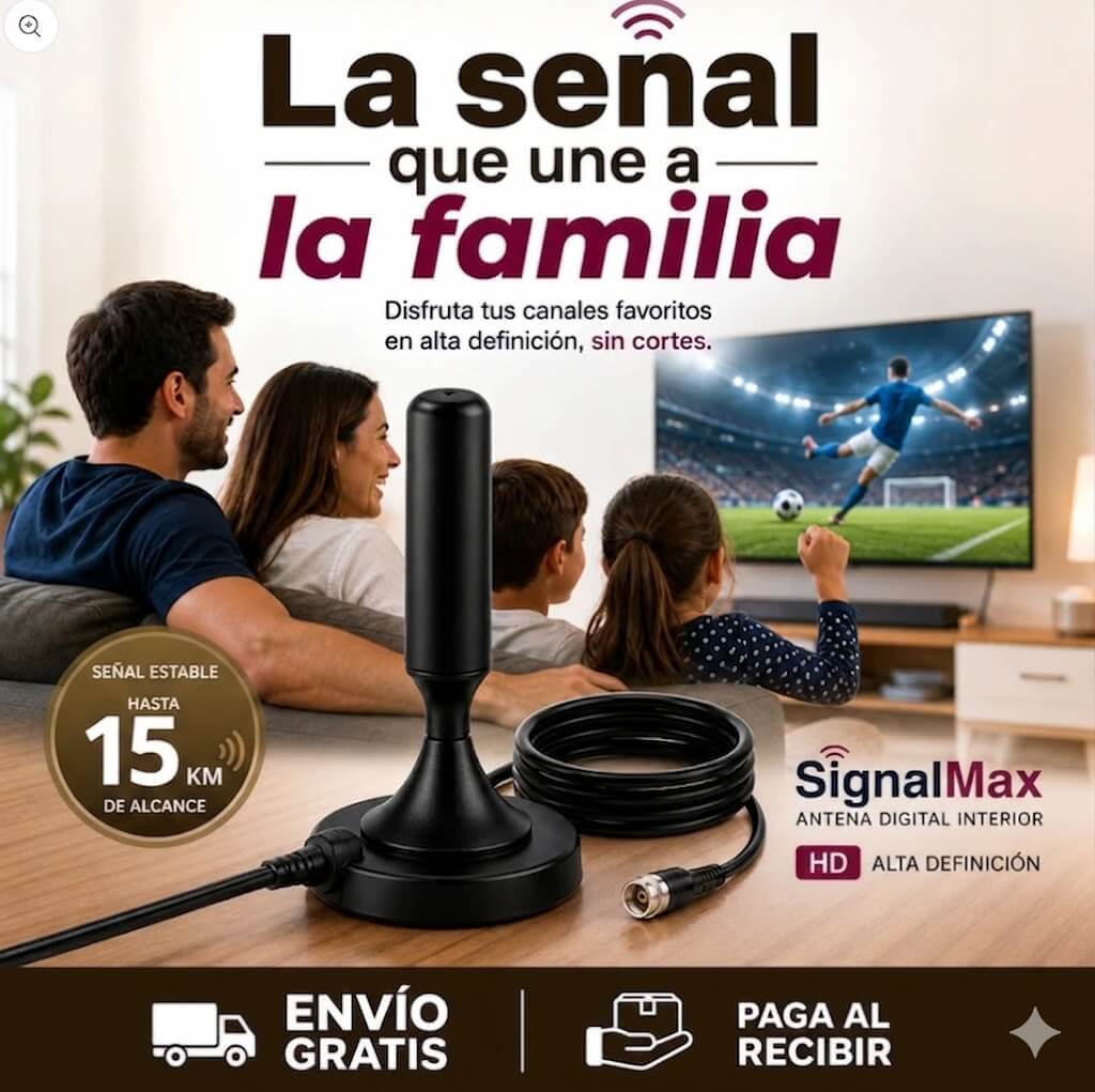 UltraSignal 360° Pro® – Antena TV Digital TDT 4K UHD Élite