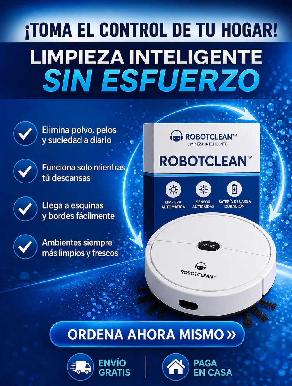 Nítido — Tu piso limpio sin mover un dedo ROBOT CLEAN ®