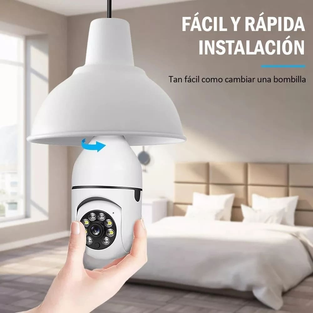 Camara Ampolleta De Seguridad Hd Panoramica 360 °