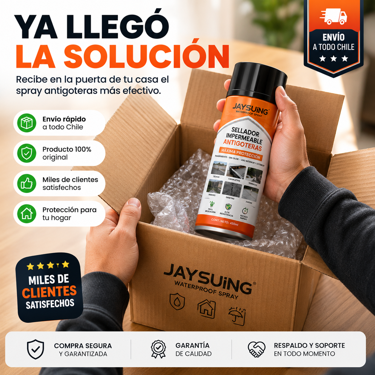 HydroFlex™ | Spray Antigoteras