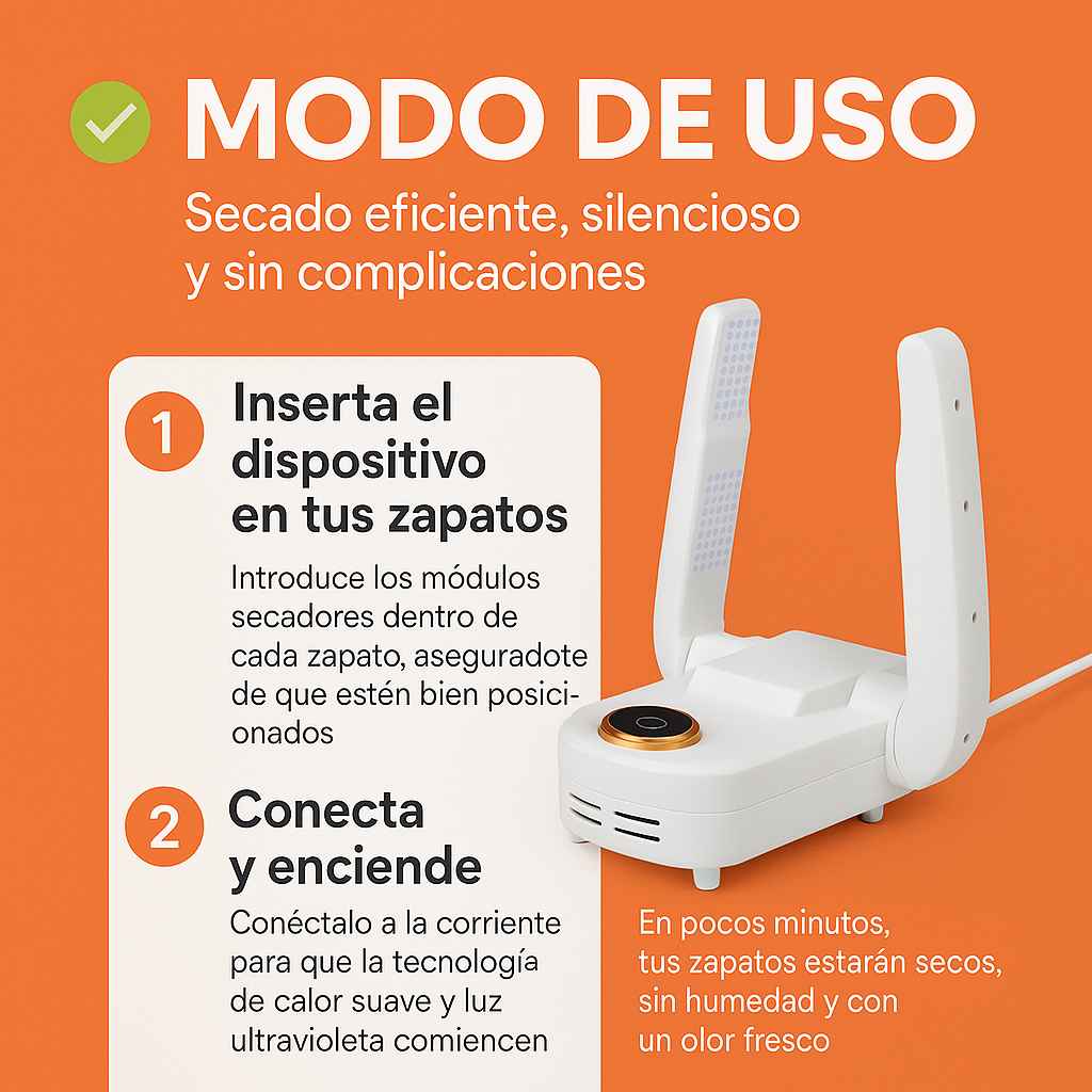 Secador eléctrico para calzado | SHOES DRY (R)