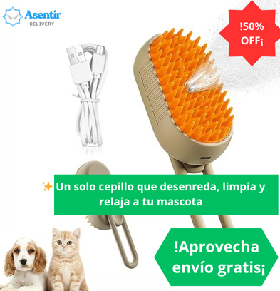 El cepillo de vapor 3 en 1 Para Mascotas