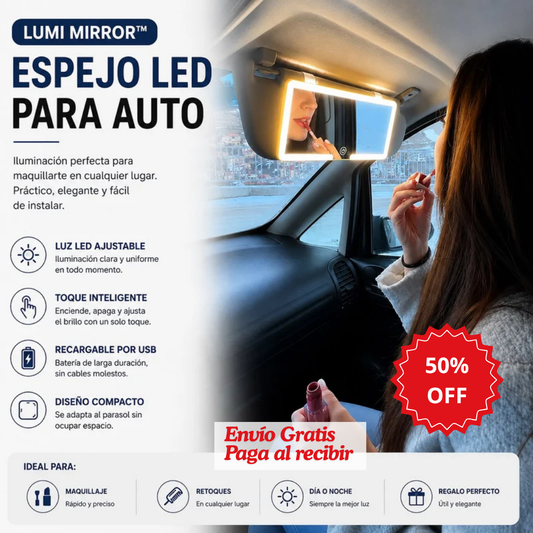 GlowVisor - Tu luz ideal antes de bajarte del auto