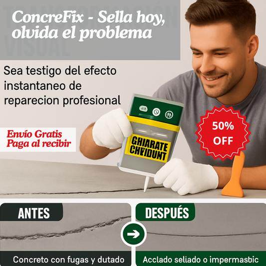 ConcreFix - Sella hoy, olvida el problema 🛠️ Sellador e Impermeabilizante