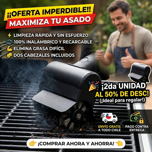 GrillPro Max - Tu parrilla queda como nueva en minutos