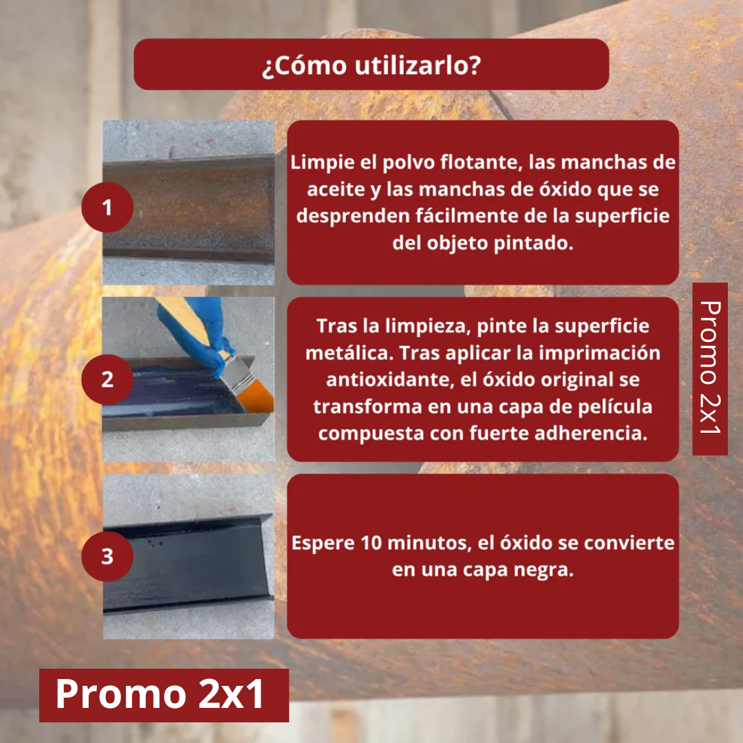 Recuperador de OXIDO de 1 KG extragrande que alcanza para todos tus proyectos - Color Negro