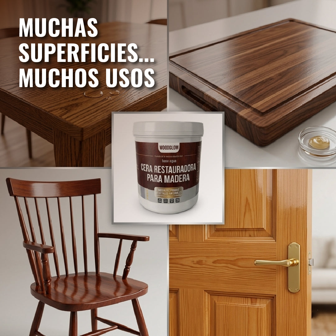 WoodGlow™ Sellador Cera para Maderas  1 Kilo