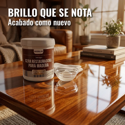WoodGlow™ Sellador Cera para Maderas  1 Kilo
