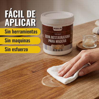 WoodGlow™ Sellador Cera para Maderas  1 Kilo