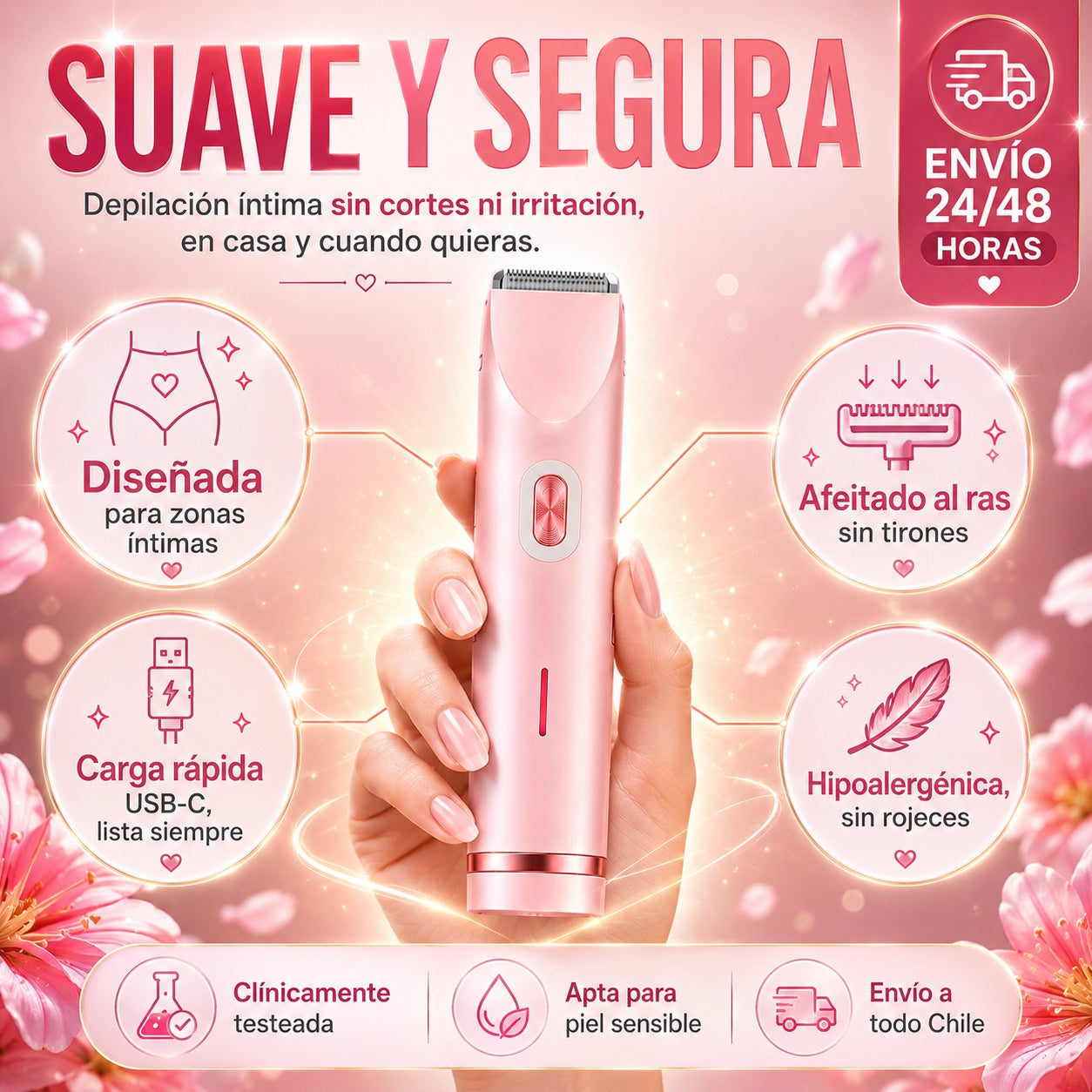 Afeitadora Intima 2 en 1