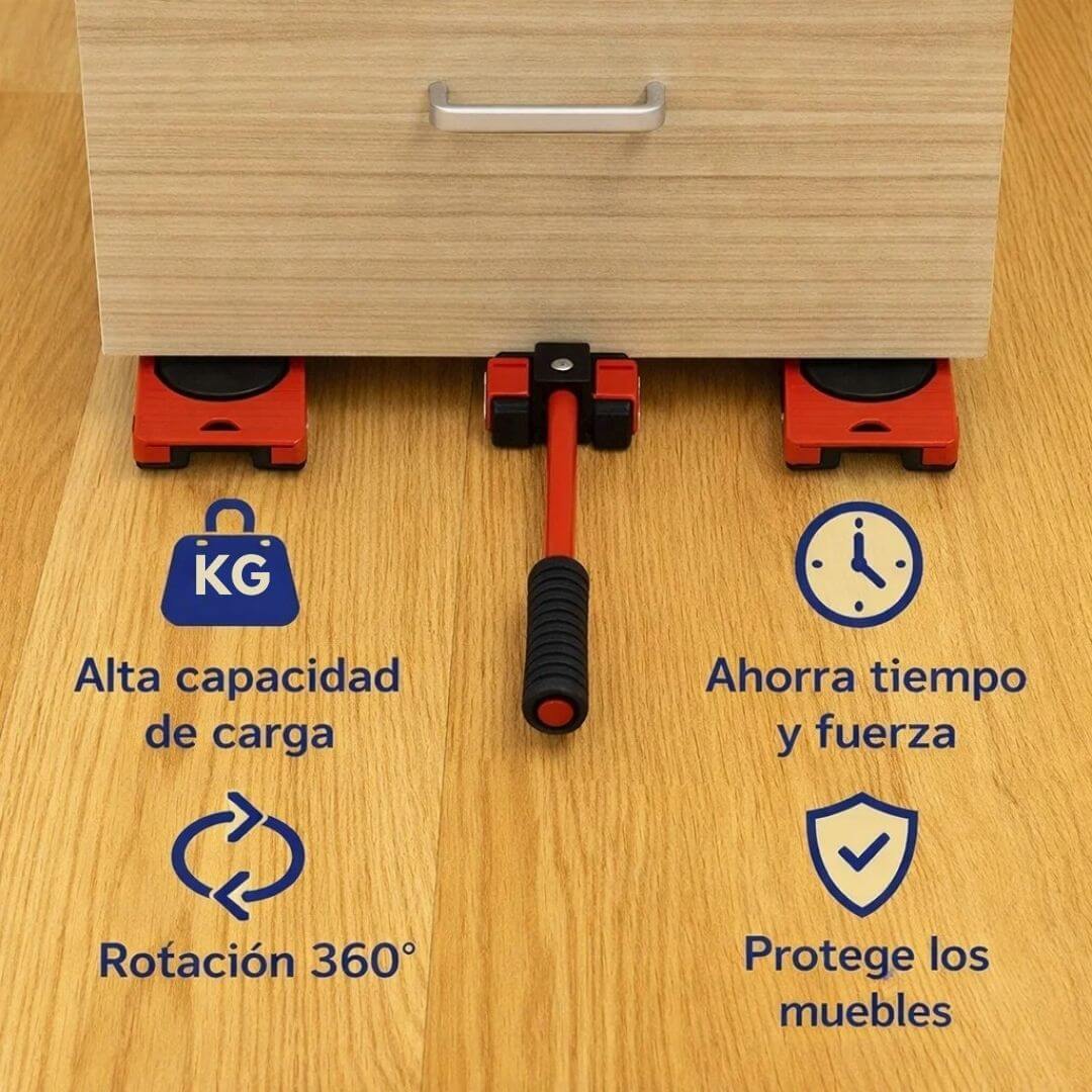 EASYUP® – Mueve muebles pesados sin esfuerzo y tú solo