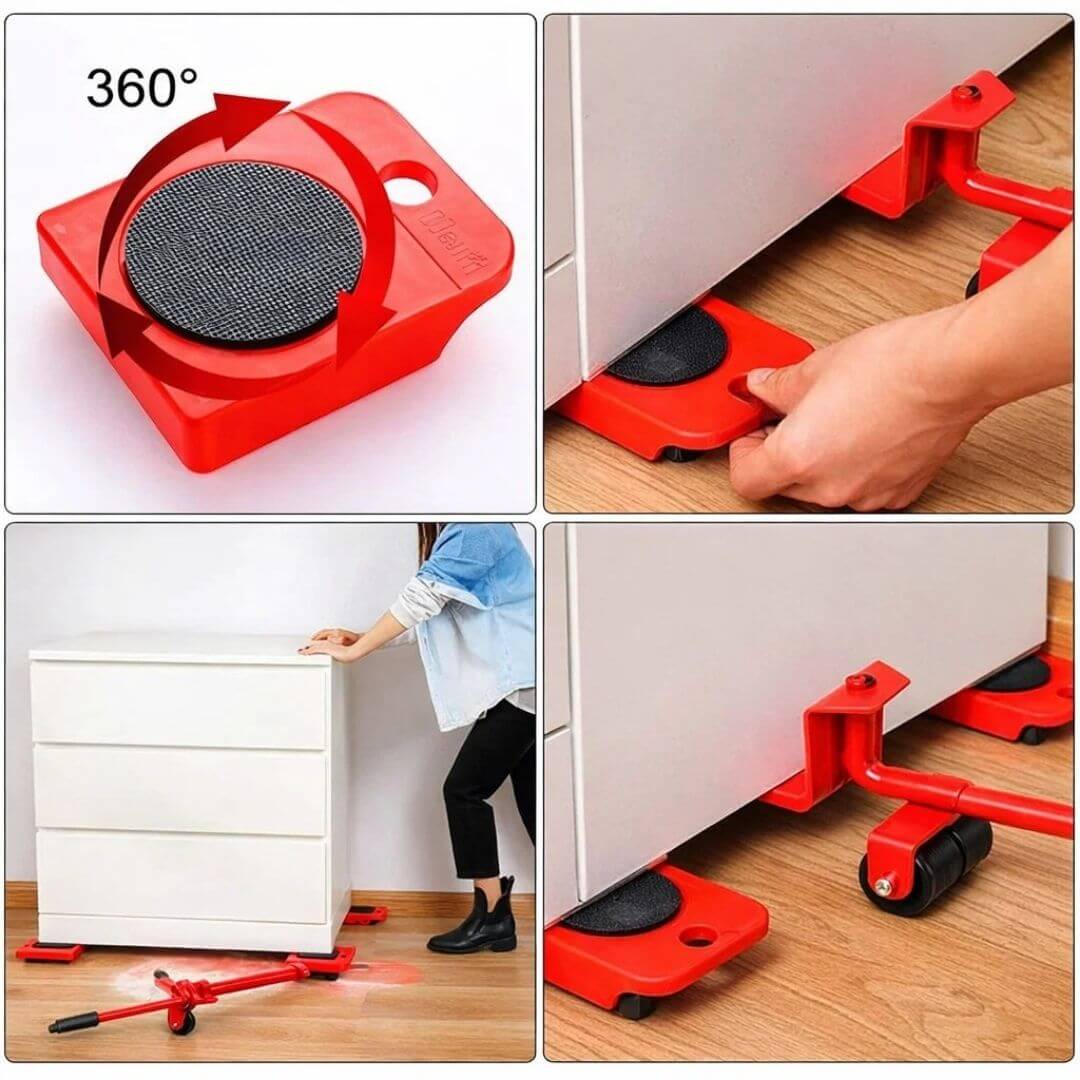 EASYUP® – Mueve muebles pesados sin esfuerzo y tú solo