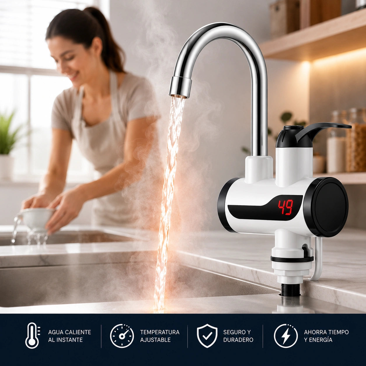 Termo-Grifo Calentador de Agua Eléctrico